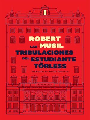 cover image of Las tribulaciones del estudiante Törless
